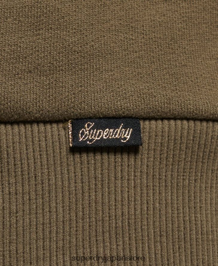 タトゥーパーカースウェットドレス 女性 Superdry 衣類 緑 2J62PZ2517