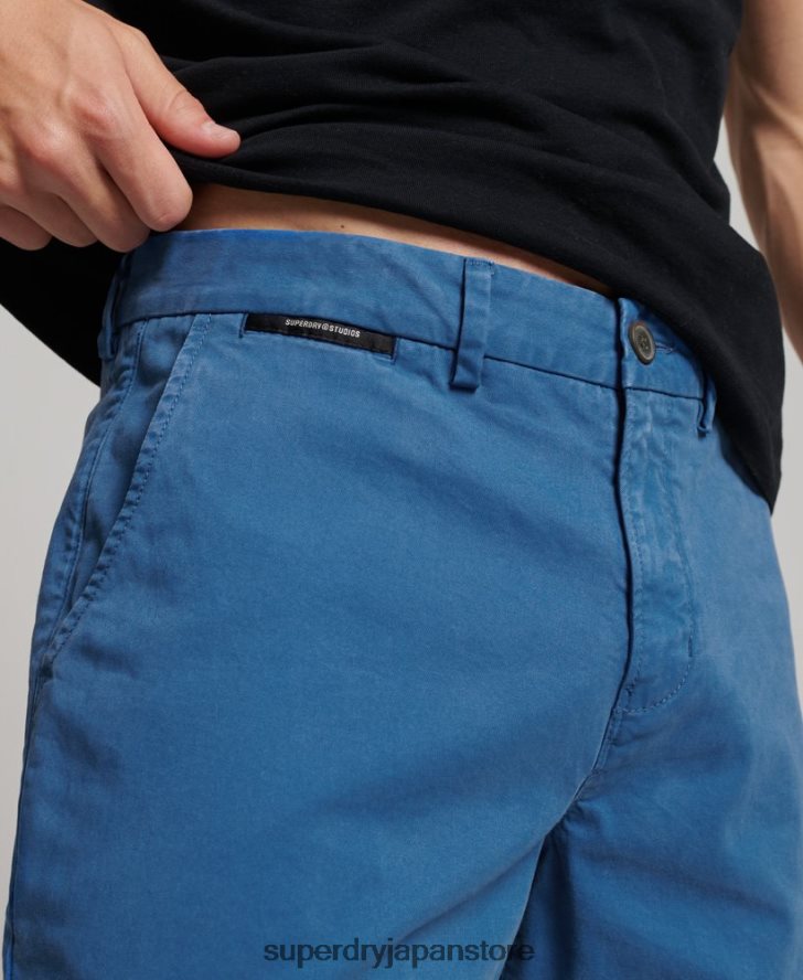 コアチノショーツ 男性 Superdry 衣類 ライトブルー 2J62PZ251