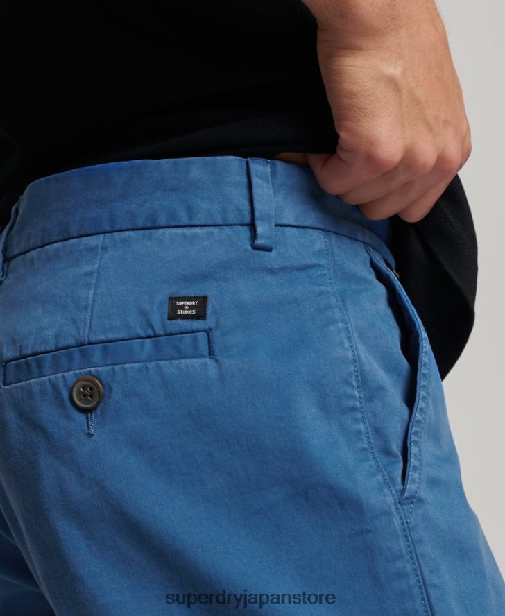 コアチノショーツ 男性 Superdry 衣類 ライトブルー 2J62PZ251