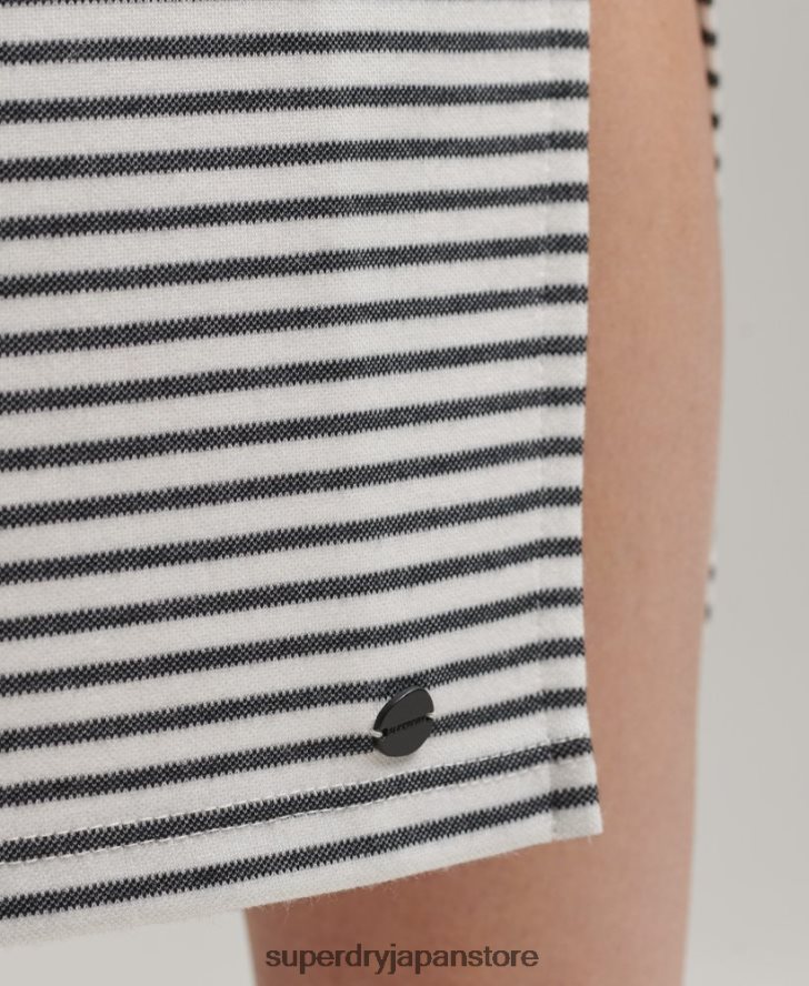 ストラップバックミディドレス 女性 Superdry 衣類 白 2J62PZ2530