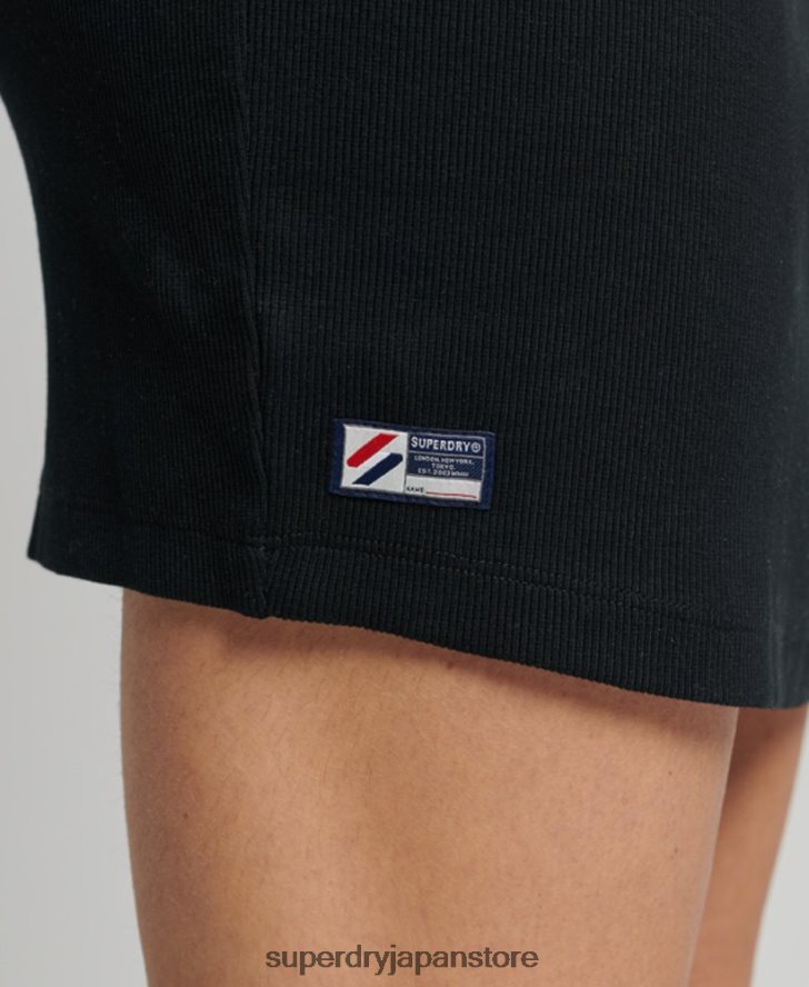 エッセンシャルストラップドレス 女性 Superdry 衣類 黒 2J62PZ2536
