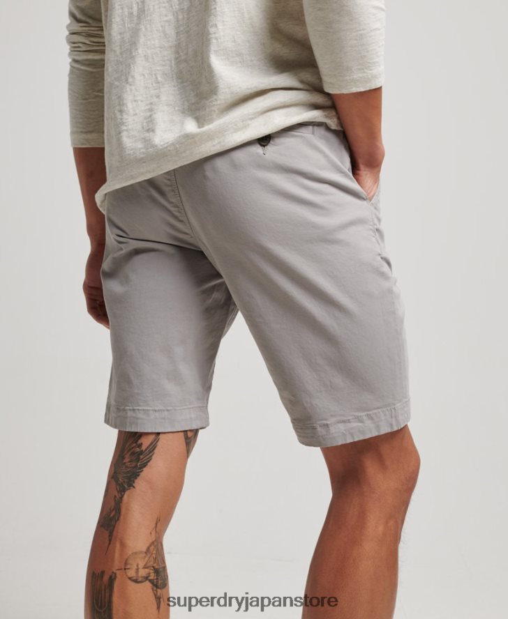 コアチノショーツ 男性 Superdry 衣類 ライトグレー 2J62PZ253