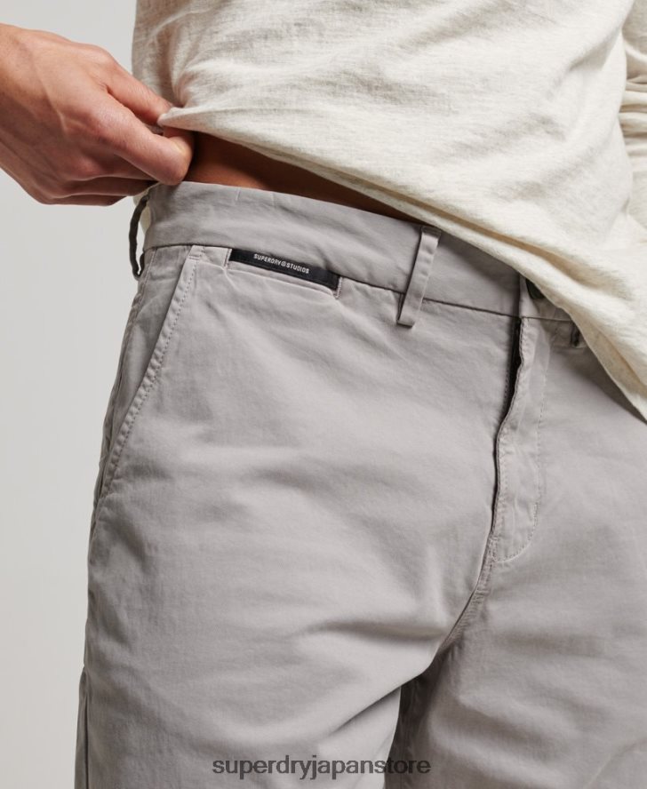 コアチノショーツ 男性 Superdry 衣類 ライトグレー 2J62PZ253