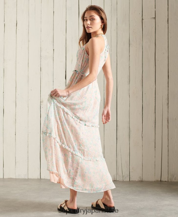 マルゴー マキシドレス 女性 Superdry 衣類 ピンク 2J62PZ2547