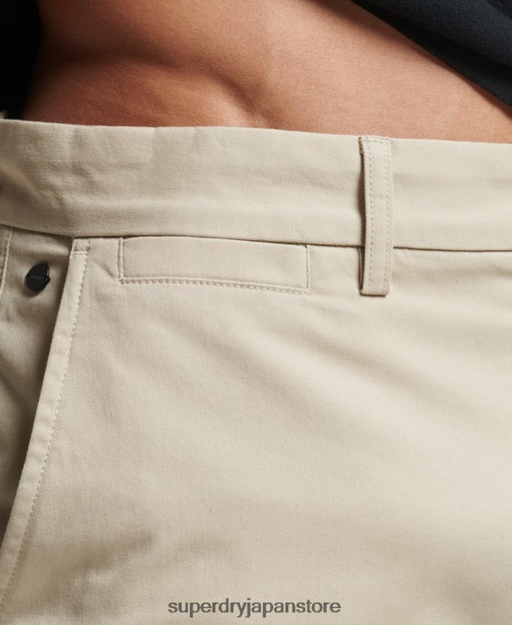 スリムストレッチチノショーツ 男性 Superdry 衣類 ベージュ 2J62PZ254