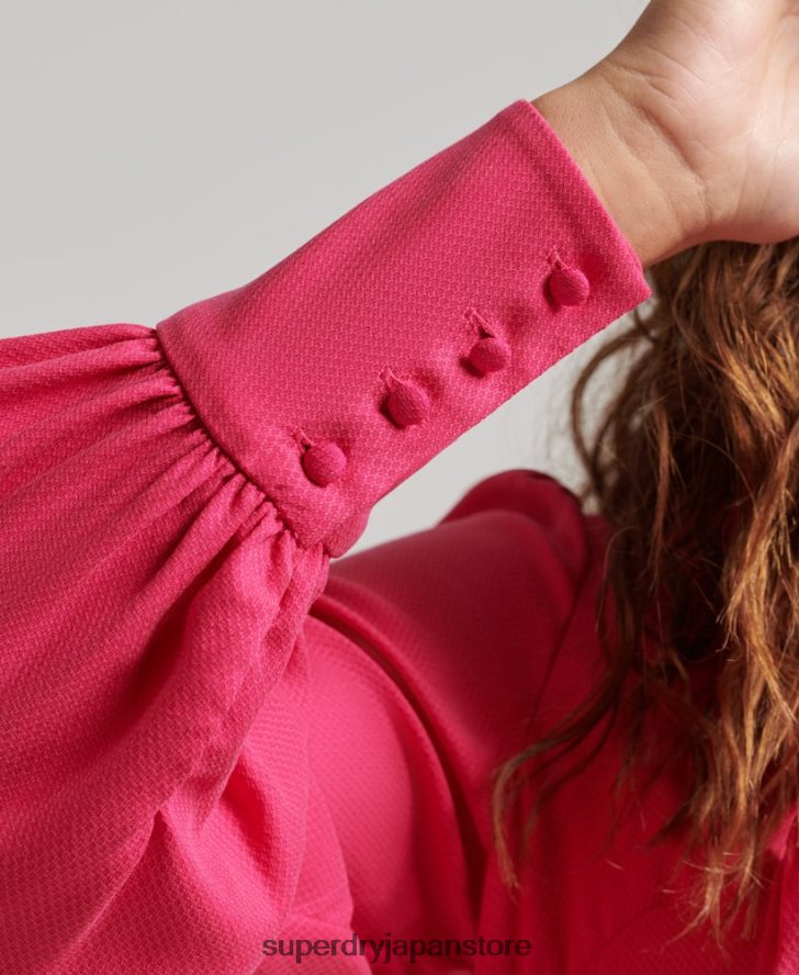 ティアードミニドレス 女性 Superdry 衣類 ピンク 2J62PZ2550
