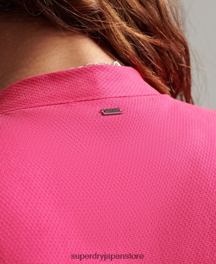 ティアードミニドレス 女性 Superdry 衣類 ピンク 2J62PZ2550