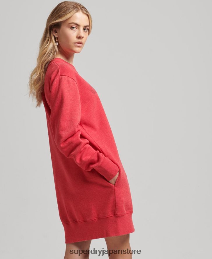 クーパークラシックドレス 女性 Superdry 衣類 赤 2J62PZ2553