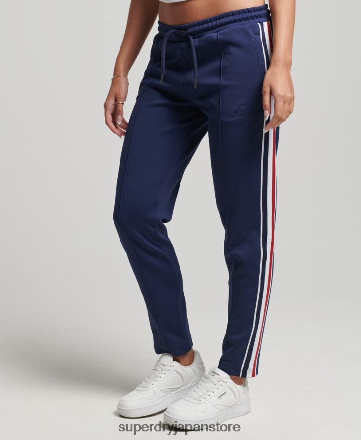 トリコットトラックパンツ 女性 Superdry 衣類 海軍 2J62PZ2576