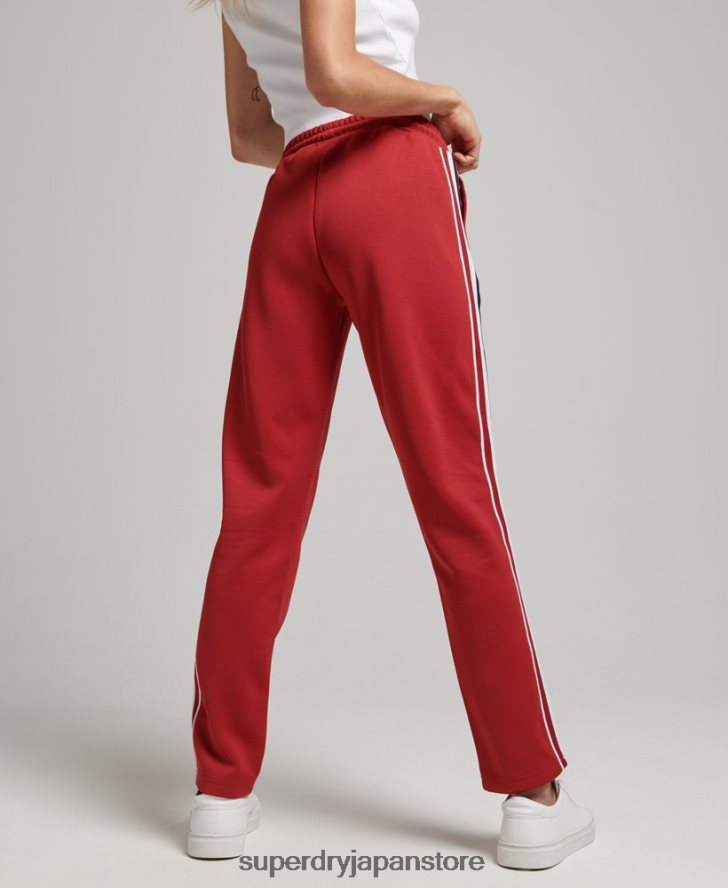 トリコットトラックパンツ 女性 Superdry 衣類 赤 2J62PZ2579