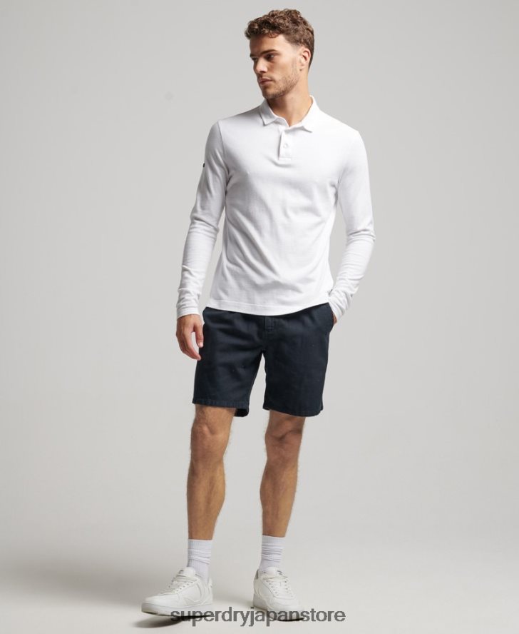 ヴィンテージオーバーダイショートパンツ 男性 Superdry 衣類 海軍 2J62PZ257