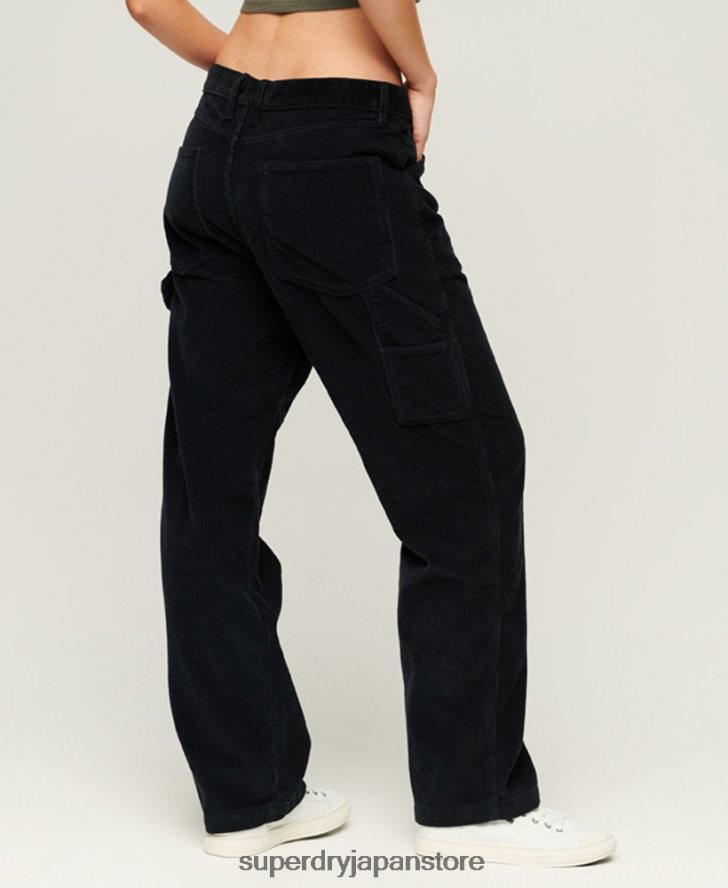 コードカーペンターパンツ 女性 Superdry 衣類 海軍 2J62PZ2594