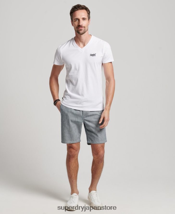 オーバーダイショートパンツ 男性 Superdry 衣類 ライトブルー 2J62PZ259