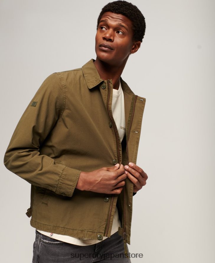 ヴィンテージデッキジャケット 男性 Superdry 衣類 カーキ 2J62PZ26