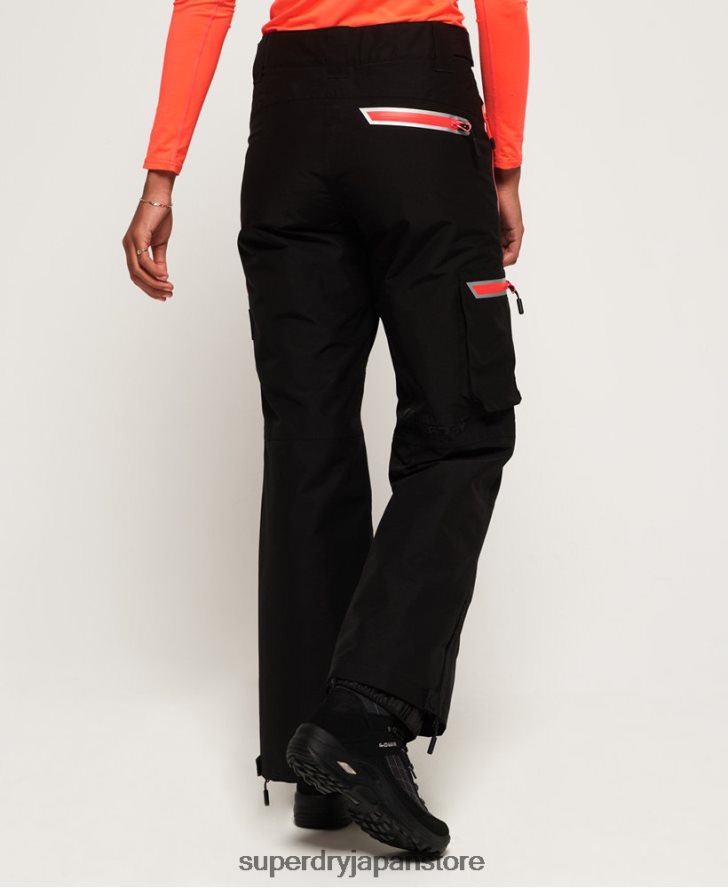 スノーパンツ 女性 Superdry 衣類 黒 2J62PZ2610