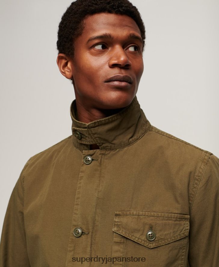ヴィンテージデッキジャケット 男性 Superdry 衣類 カーキ 2J62PZ26