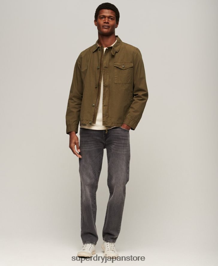 ヴィンテージデッキジャケット 男性 Superdry 衣類 カーキ 2J62PZ26