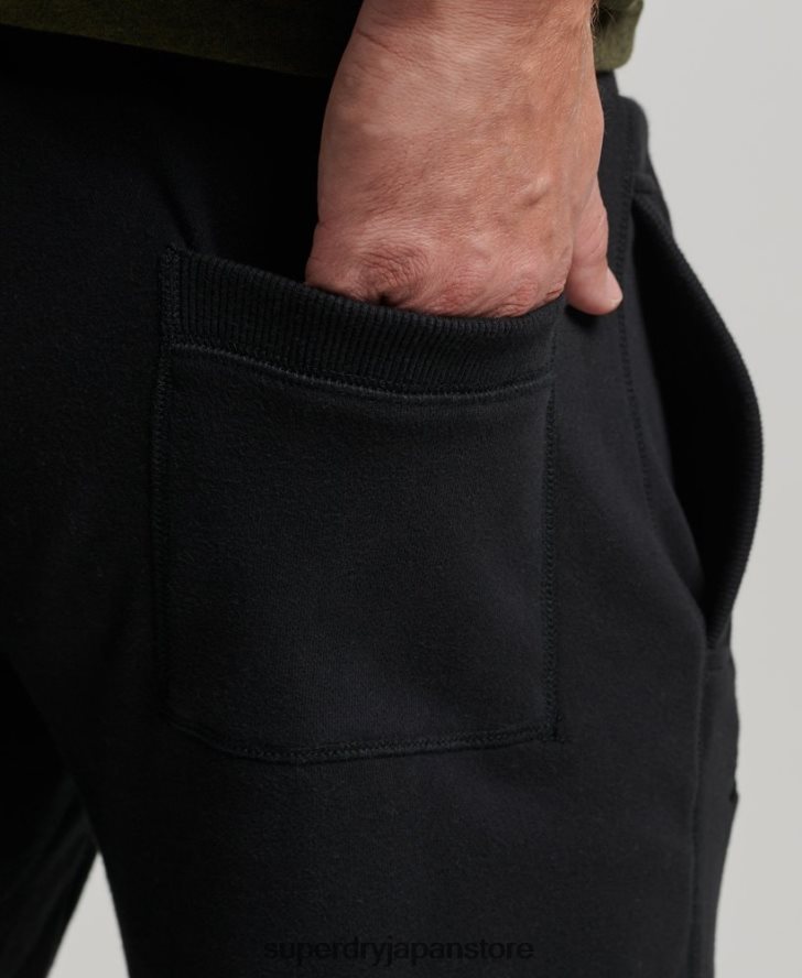 ヴィンテージロゴ刺繍ジャージーショーツ 男性 Superdry 衣類 黒 2J62PZ276