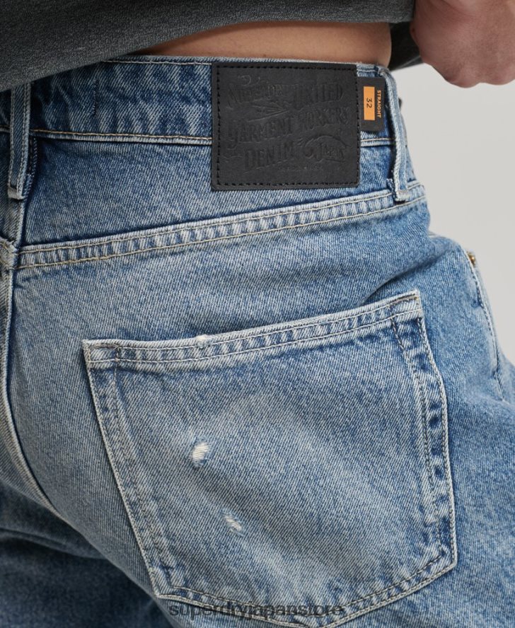 ヴィンテージストレートショーツ 男性 Superdry 衣類 青 2J62PZ277