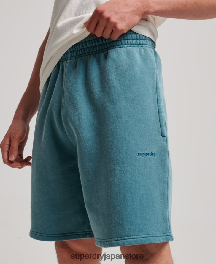 ヴィンテージマークショートパンツ 男性 Superdry 衣類 ターコイズ 2J62PZ281