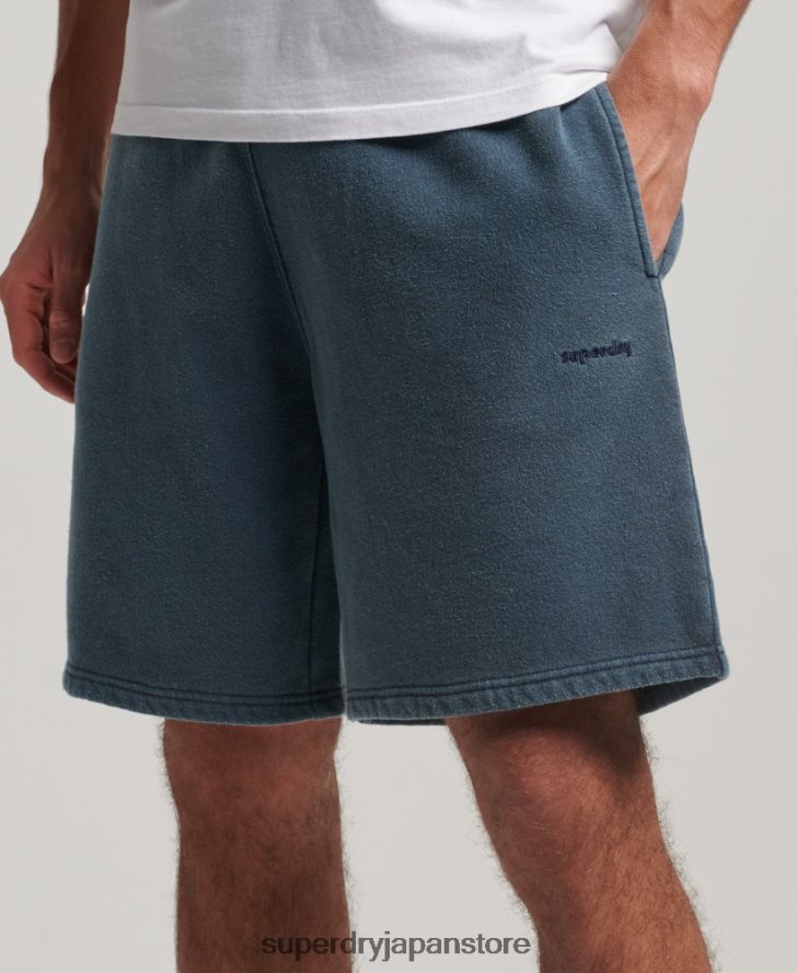 ヴィンテージマークショートパンツ 男性 Superdry 衣類 海軍 2J62PZ286