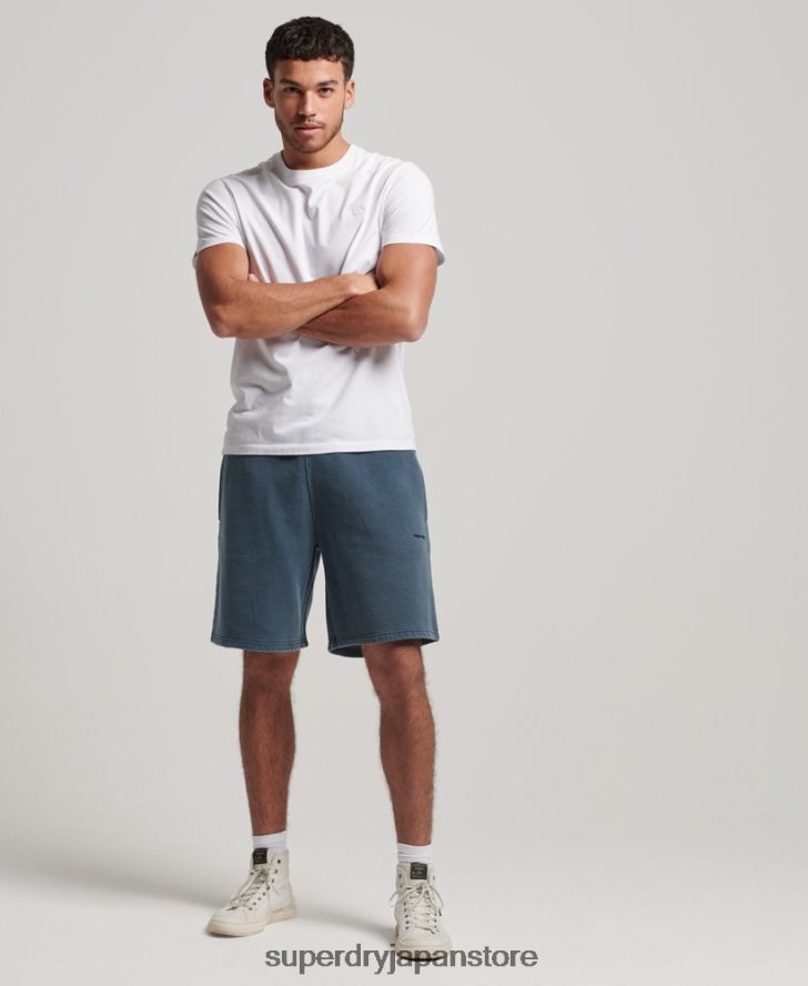 ヴィンテージマークショートパンツ 男性 Superdry 衣類 海軍 2J62PZ286