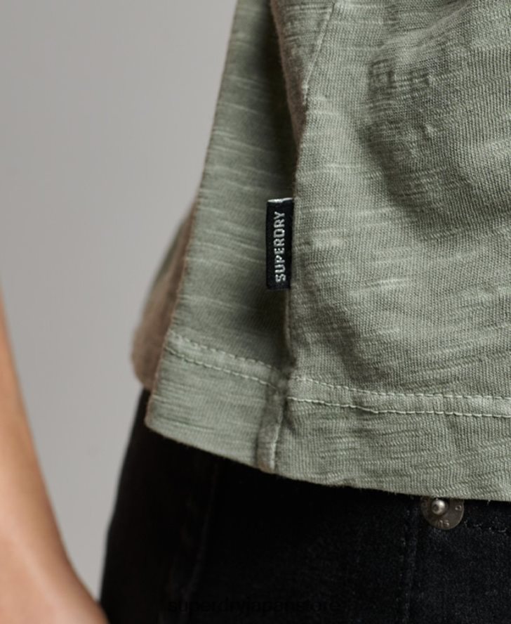 スタジオジャージタンクトップ 女性 Superdry 衣類 緑 2J62PZ2878