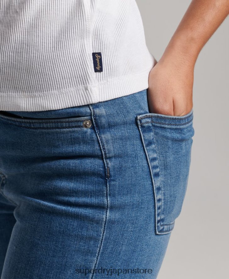 レーサーベストトップ 女性 Superdry 衣類 白 2J62PZ2895