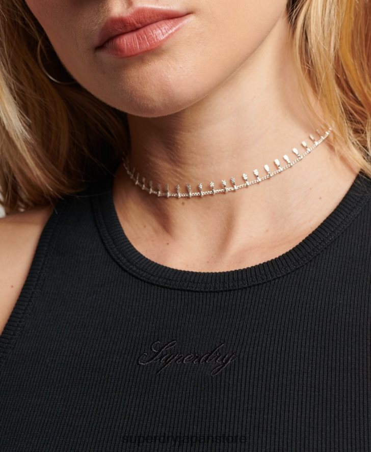 欠かせないタンクトップ 女性 Superdry 衣類 黒 2J62PZ2943