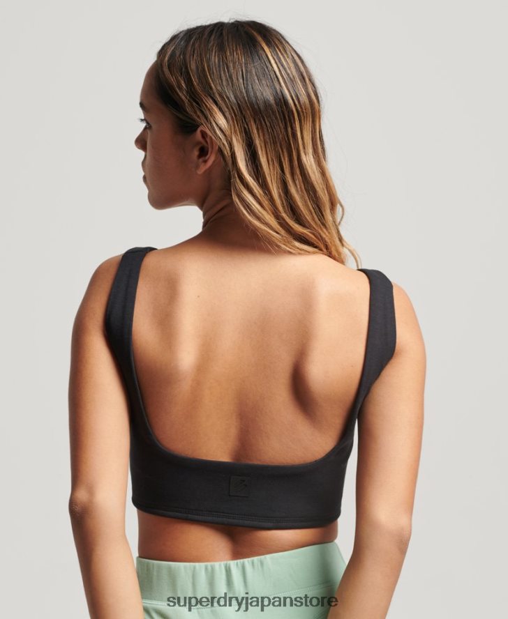 ハイテクブラトップ 女性 Superdry 衣類 黒 2J62PZ2947