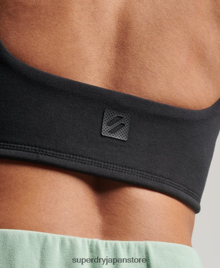 ハイテクブラトップ 女性 Superdry 衣類 黒 2J62PZ2947