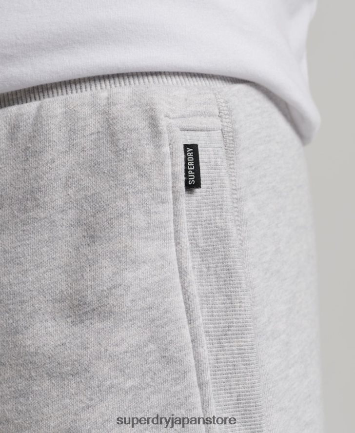 ヴィンテージロゴ刺繍ジャージーショーツ 男性 Superdry 衣類 ライトグレー 2J62PZ294