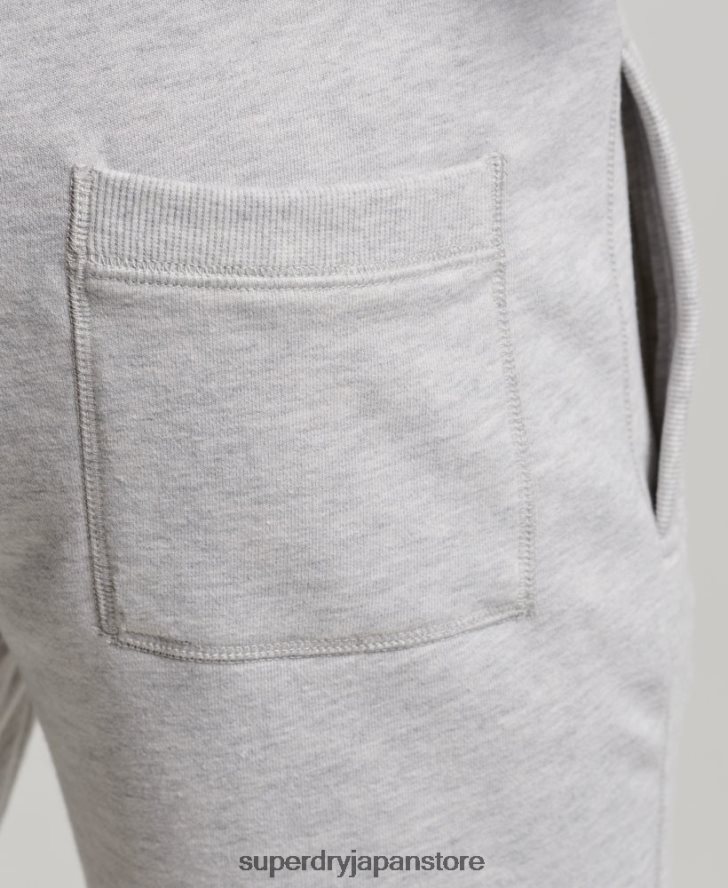 ヴィンテージロゴ刺繍ジャージーショーツ 男性 Superdry 衣類 ライトグレー 2J62PZ294