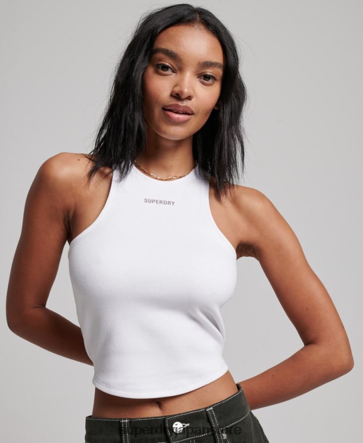 コードテックレーサーベスト 女性 Superdry 衣類 白 2J62PZ2965