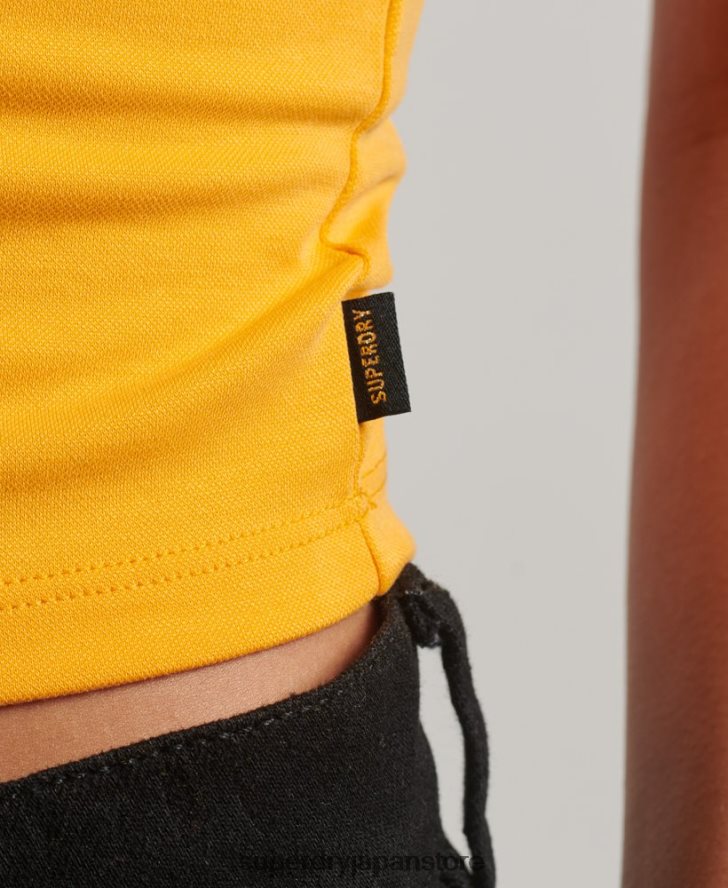 スタジオジャージレーサータンクトップ 女性 Superdry 衣類 黄色 2J62PZ2969