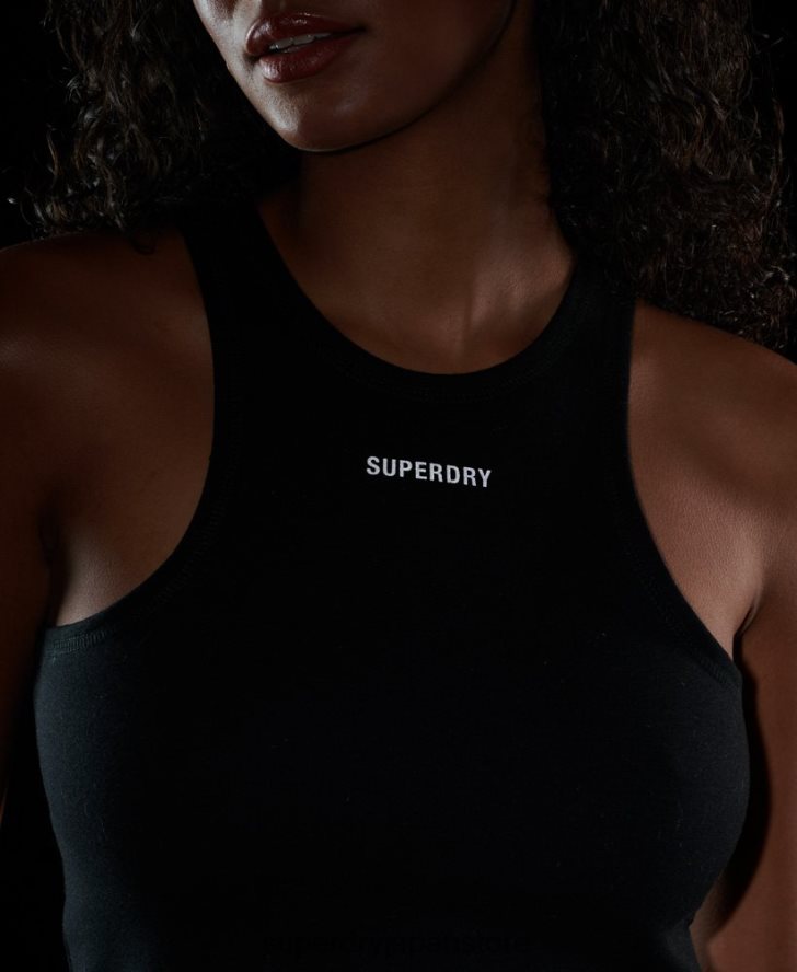 コードテックレーサーベスト 女性 Superdry 衣類 黒 2J62PZ2990