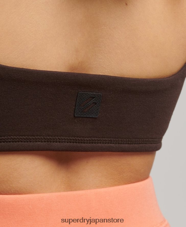 ハイテクブラトップ 女性 Superdry 衣類 茶色 2J62PZ2997