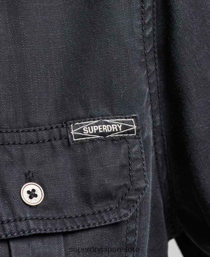 軍用シャツ 女性 Superdry 衣類 茶色 2J62PZ3004