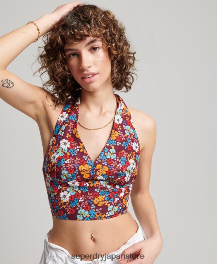ヴィンテージホルタートップ 女性 Superdry 衣類 マルチ 2J62PZ3007