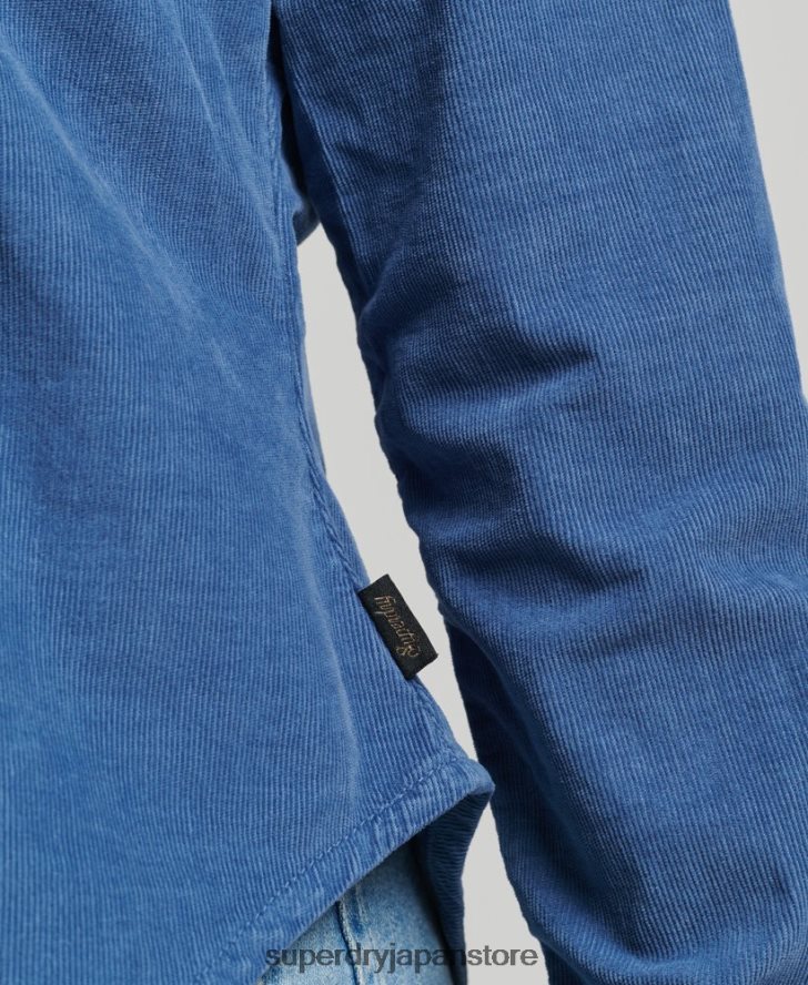 コードウエスタンシャツ 女性 Superdry 衣類 青 2J62PZ3011