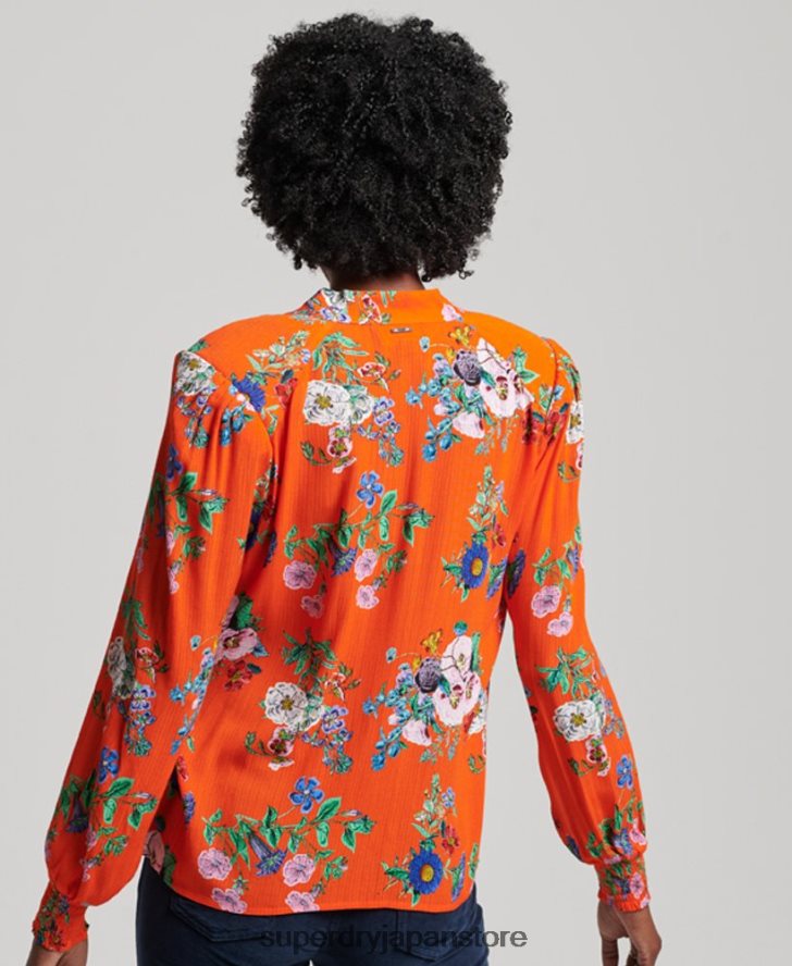 スタジオシフォントップ 女性 Superdry 衣類 赤 2J62PZ3020