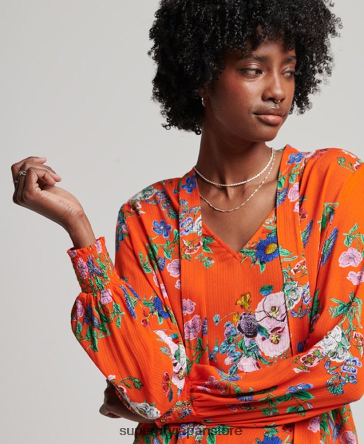 スタジオシフォントップ 女性 Superdry 衣類 赤 2J62PZ3020