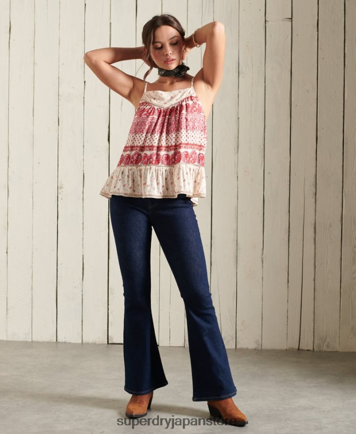 アミーラ キャミトップ 女性 Superdry 衣類 ピンク 2J62PZ3043