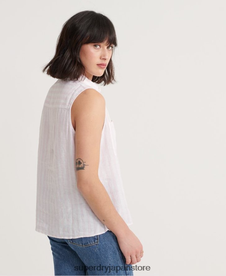 オーブリーシャツ 女性 Superdry 衣類 ピンク 2J62PZ3050