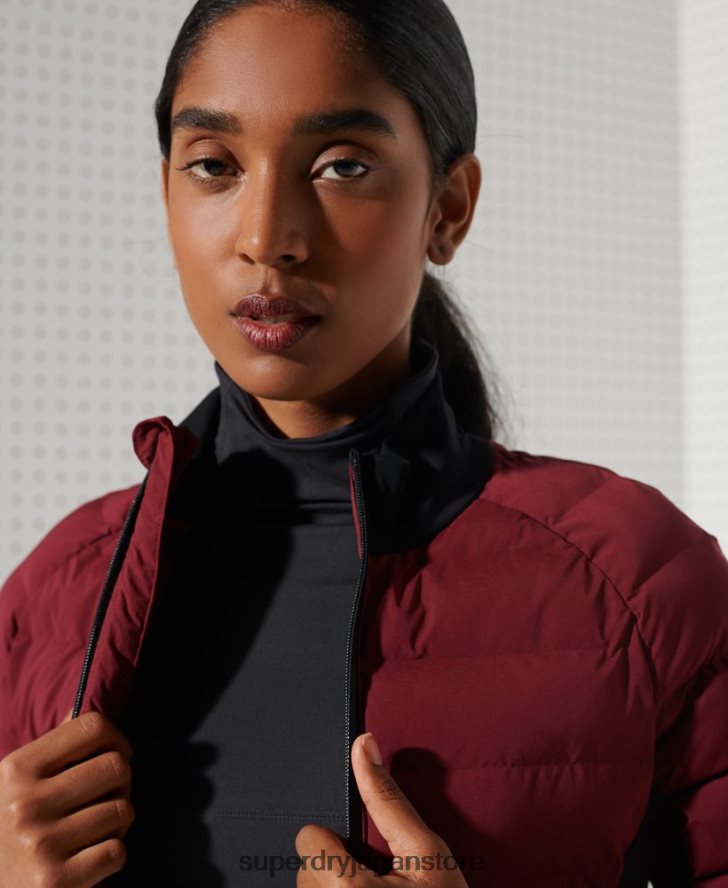 カーボンクルーネックベースレイヤートップ 女性 Superdry 衣類 黒 2J62PZ3058