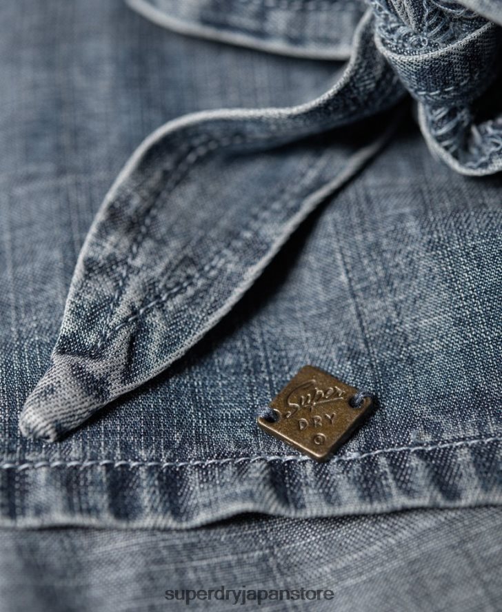 ヘレナトップ 女性 Superdry 衣類 青 2J62PZ3069