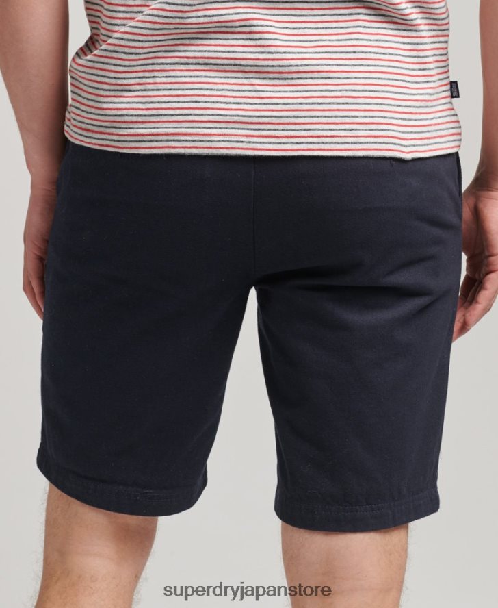 ヴィンテージオフィサーチノショーツ 男性 Superdry 衣類 海軍 2J62PZ306