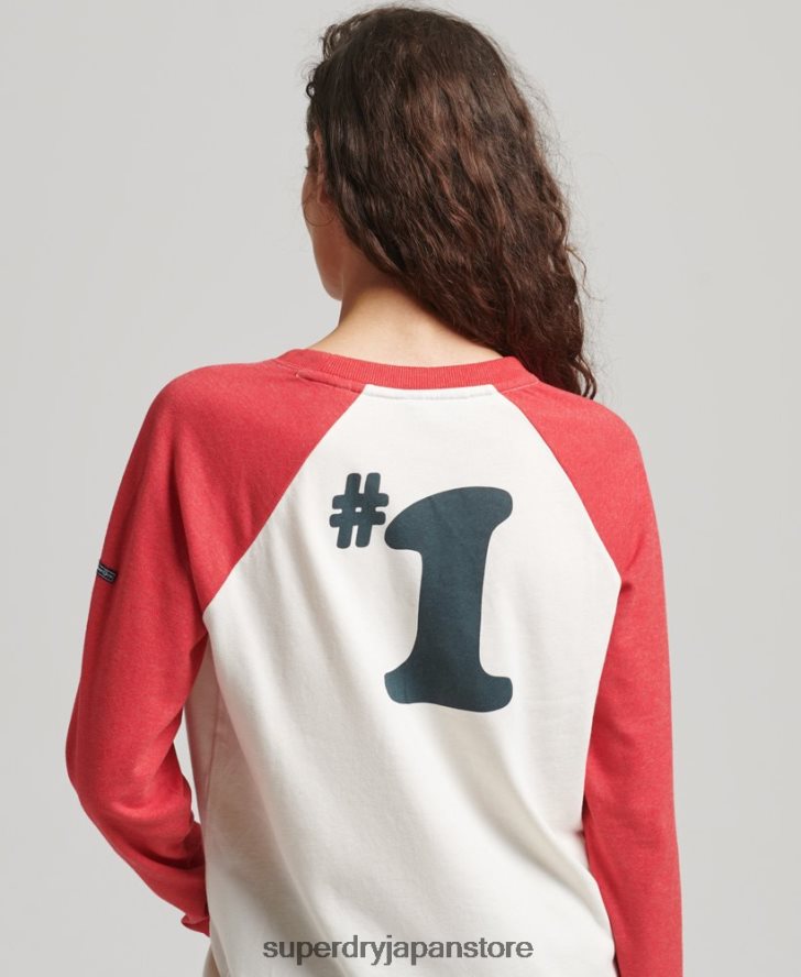 クーパーノスタルジアトップ 女性 Superdry 衣類 赤 2J62PZ3071