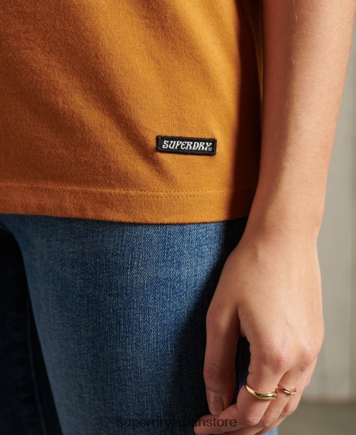 ボヘミアンバンドベストトップ 女性 Superdry 衣類 オレンジ 2J62PZ3081