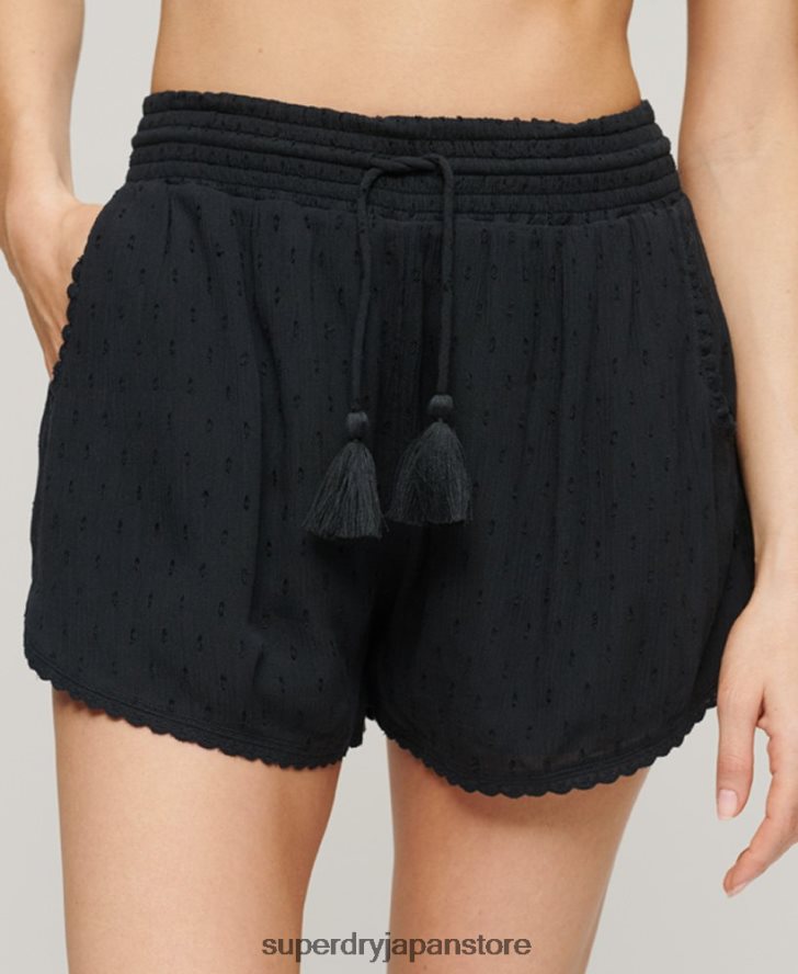 ヴィンテージビーチショーツ 女性 Superdry 衣類 海軍 2J62PZ3095